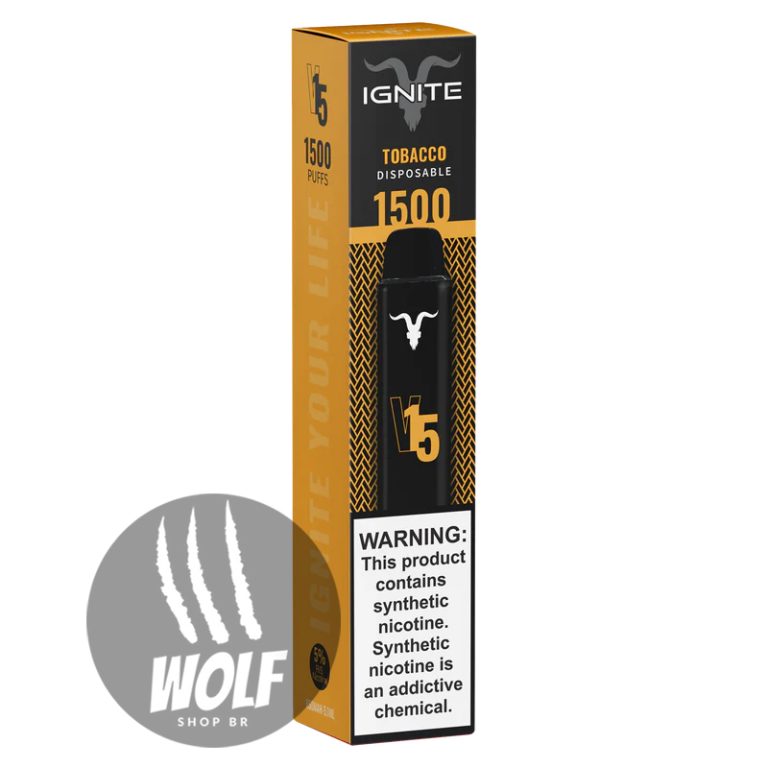 Pod Ignite V Puffs Pod Descart Vel Tobacco Wolf Shop