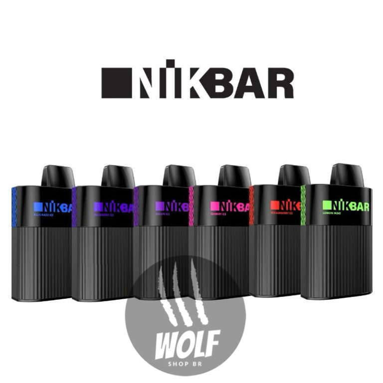 Nikbar Puffs Pod Descart Vel Recarreg Vel Wolf Shop Brasil