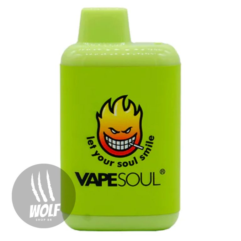 Pod VapeSoul V Ghost Pod Descartável 6500 Puffs Wolf Shop