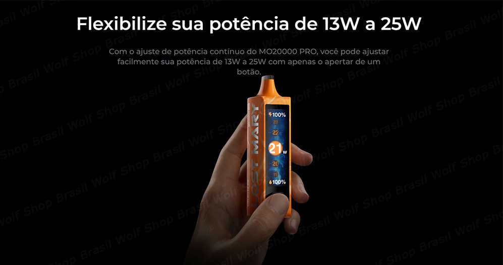 Potency Pod Descartável Lost Mary MO20000 PRO na Wolf