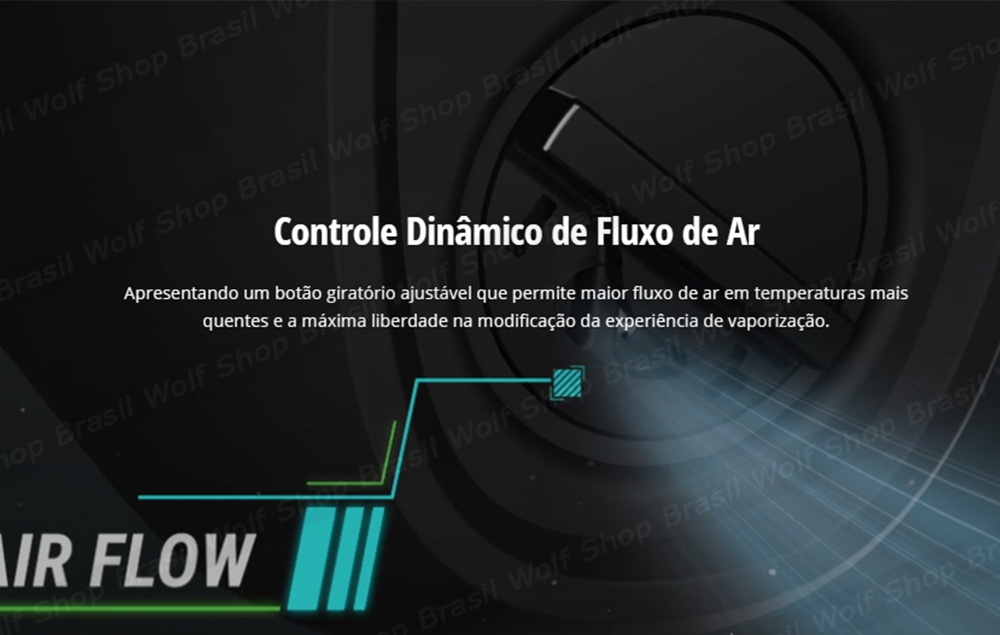 Controle de Ar Pod Descartável BLVK Bar 20K na Wolf