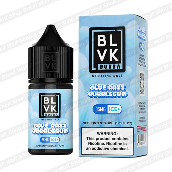 Nicotine-Salt-BLVK-Bubba-30ML-35MG-50MG-Blue-Razz-Bubblegum-na-Wolf