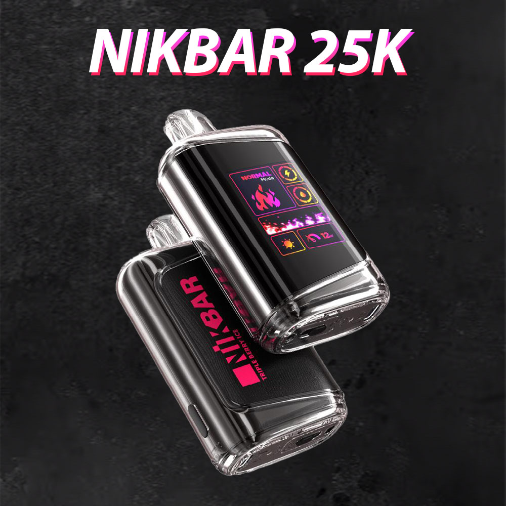 Apresentamos o Pod Descartável NIKBAR 25k com 25000 Puffs na Wolf Shop Brasil