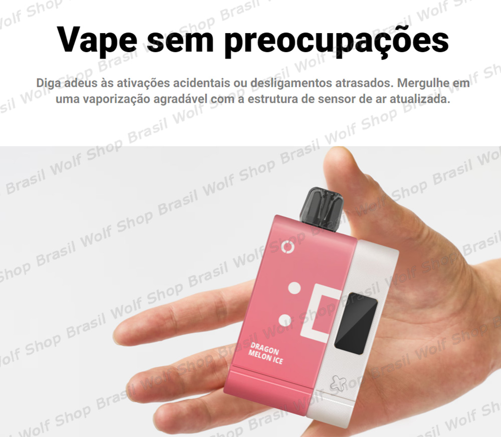 Sem Preocupações de ativações acidentais no Pod Descartável ELFBAR EW16000 SMART Kit na Wolf Shop