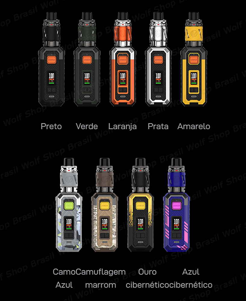 Cores do Vape Vaporesso ARMOUR S na Wolf Shop