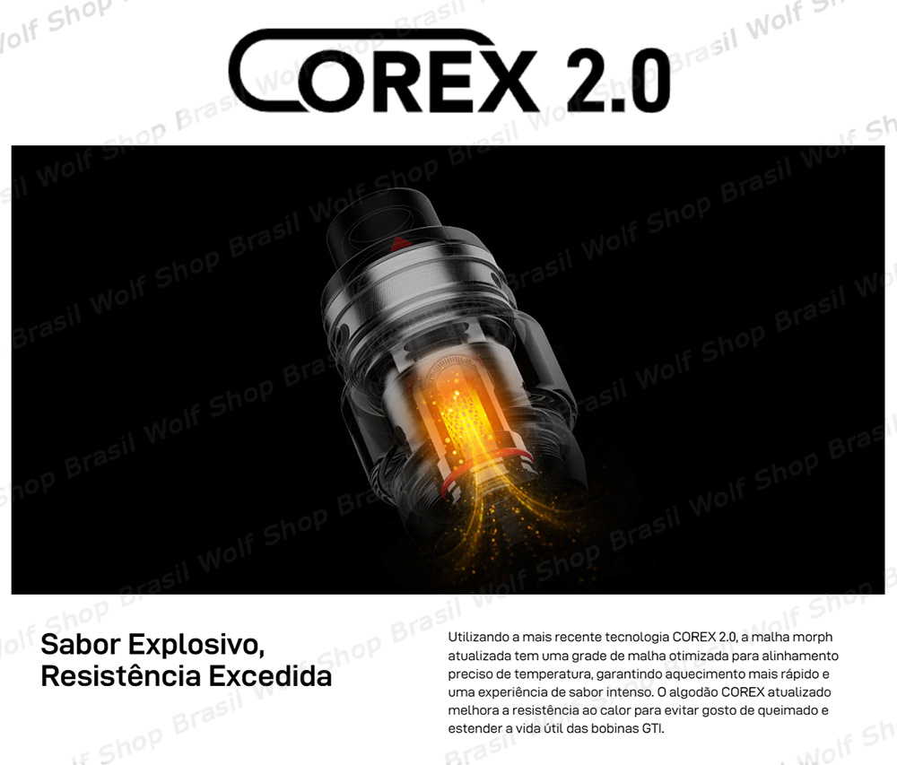 Resistência Corex Vape Vaporesso GEN MAX na Wolf Shop