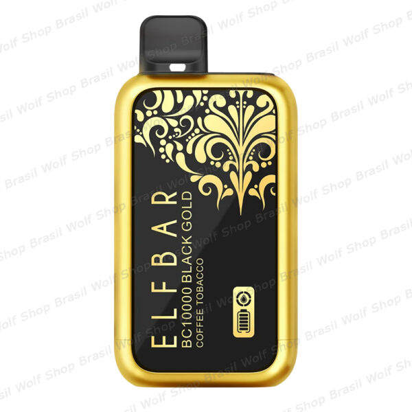 Pod-Descartável-ELFBAR-BC10000-BLACK-GOLD-Coffee-Tobacco-na-Wolf