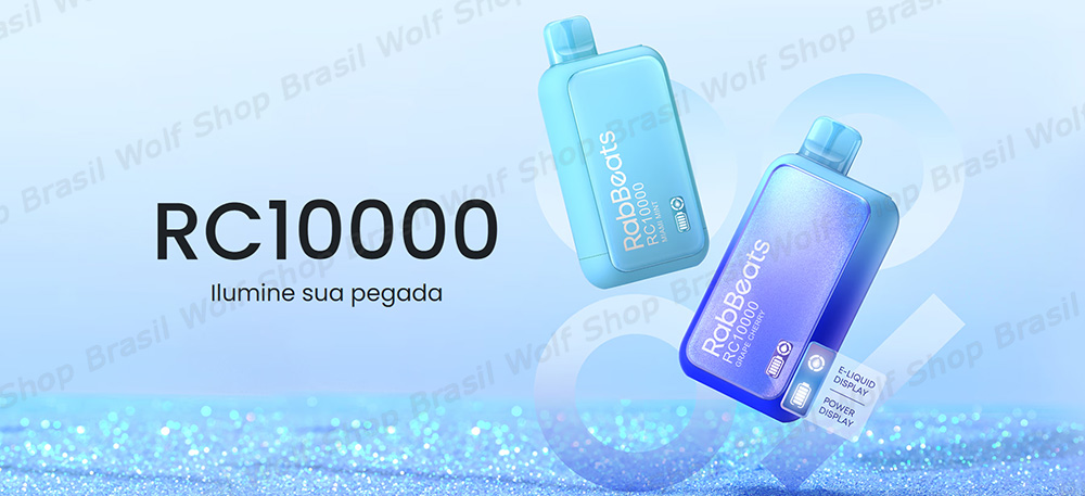 Banner Pod Descartável RabBeats RC10000 na Wolf Shop