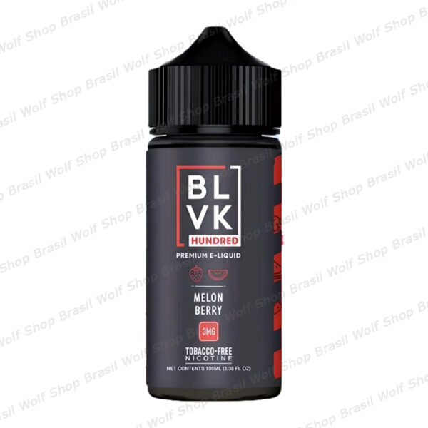 Nic Salt BLVK Hundred Free Base 100ml Melon Berry na Wolf Shop