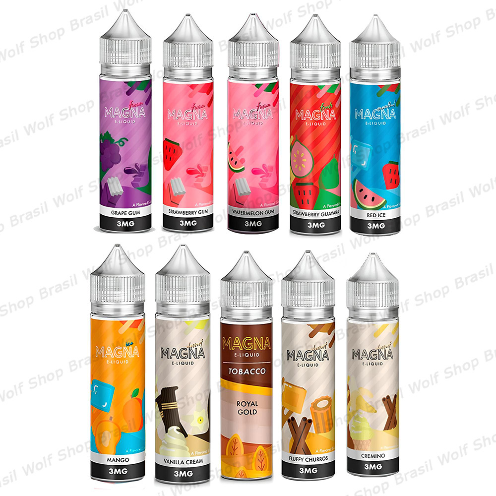 Sabores MAGNA E-Liquid Free Base 60ml na Wolf Shop