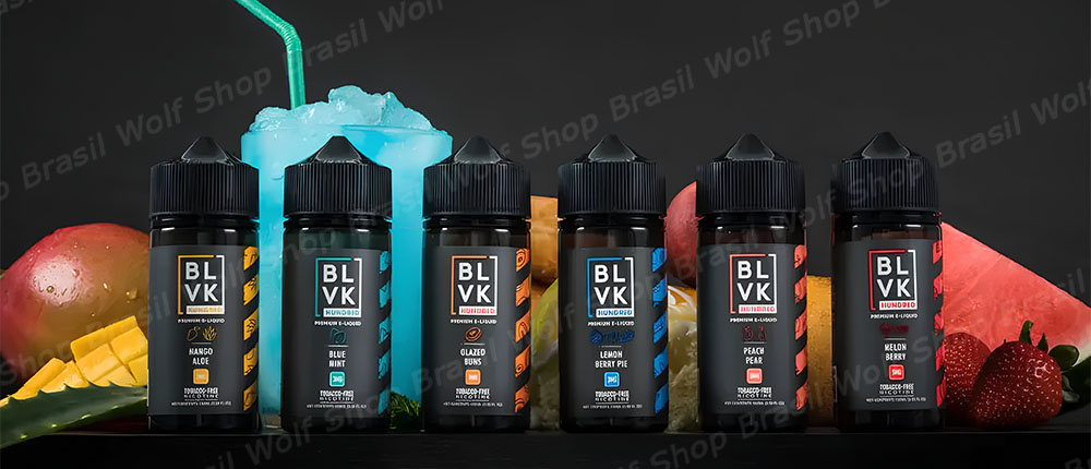 Sabores do BLVK Hundred Free Base 100ml na Wolf Shop