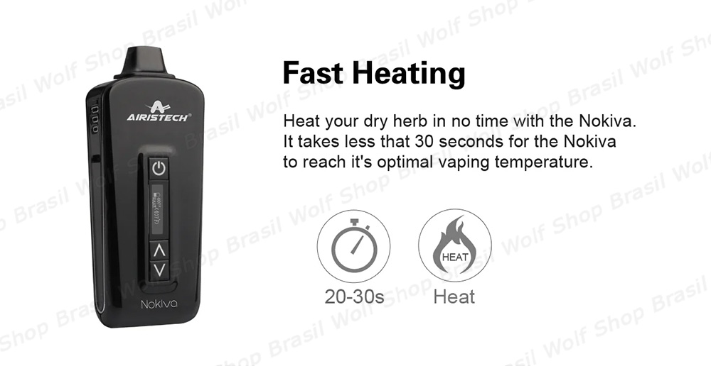 Aquecimento Vaporizador de Ervas Airistech Herbva Nokiva na Wolf Shop