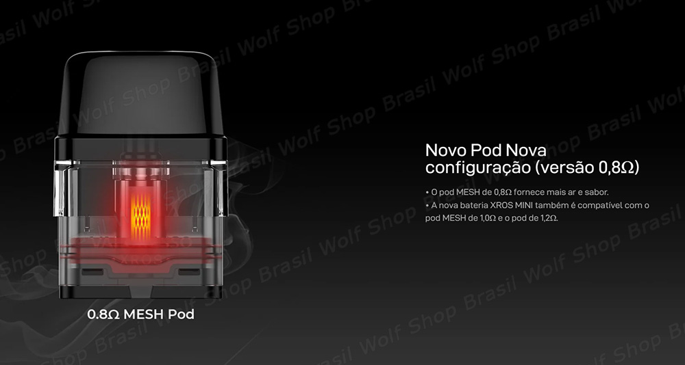 Bobina Mesh Pod System Vaporesso XROS Mini na Wolf Shop