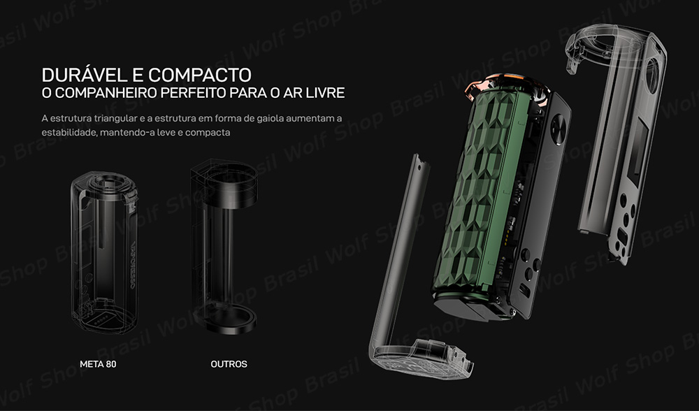 Durável e Compacto Pod System Vaporesso XROS TARGET 80 na Wolf Shop