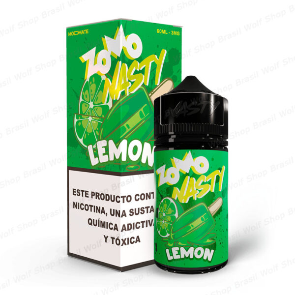 Líquido ZOMO Vape Nasty Free Base 60ml Lemon na Wolf Shop