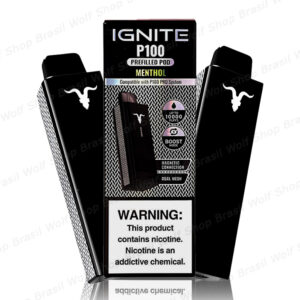 Principal Cartucho Refil Pod Descartável IGNITE P100 PRO na Wolf Shop