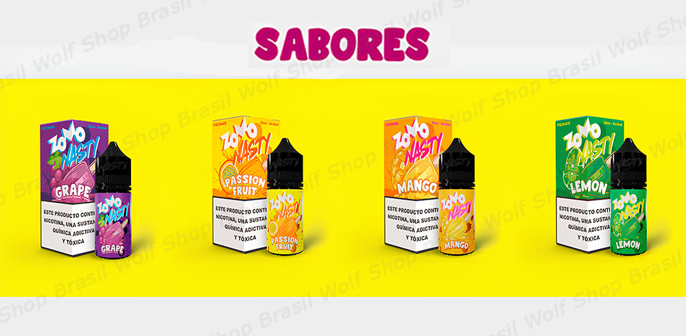 Sabores ZOMO Vape Nasty Free Base 60ml na Wolf Shop