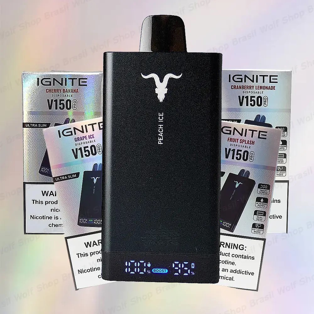 Sabores IGNITE V150 PRO Pod Descartável na Wolf Shop Brasil